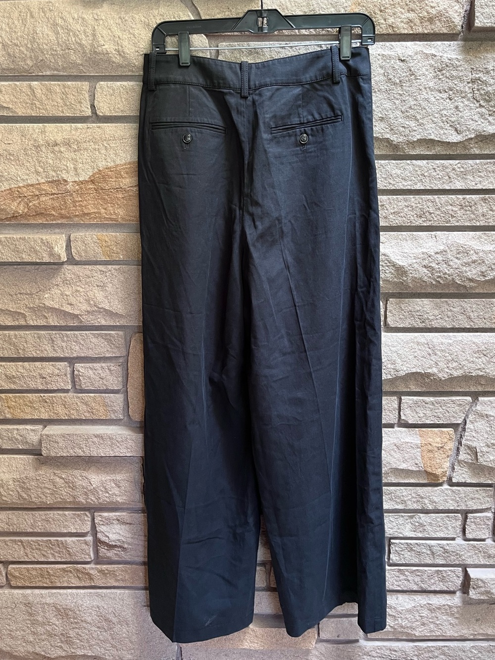 Madewell Harlow Wide Leg Pants Black Size 6 NWT - Picture 6 of 15